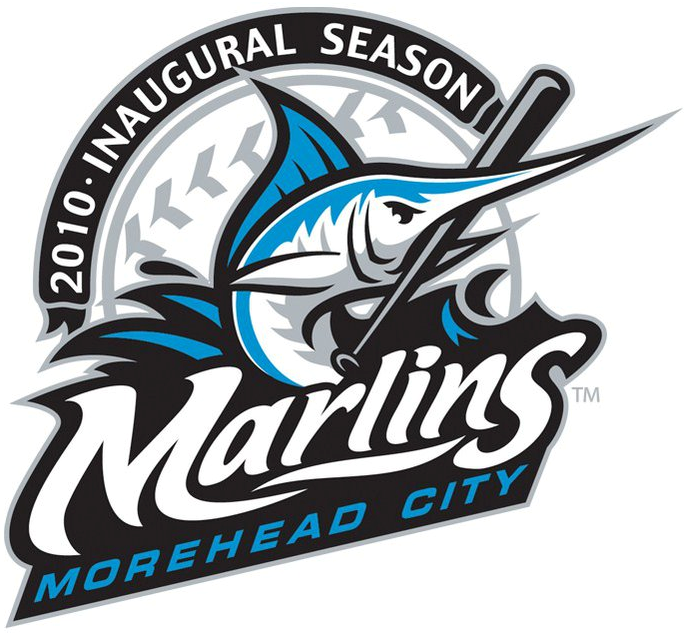Morehead City Marlins 2010 Anniversary Logo iron on transfers for clothing